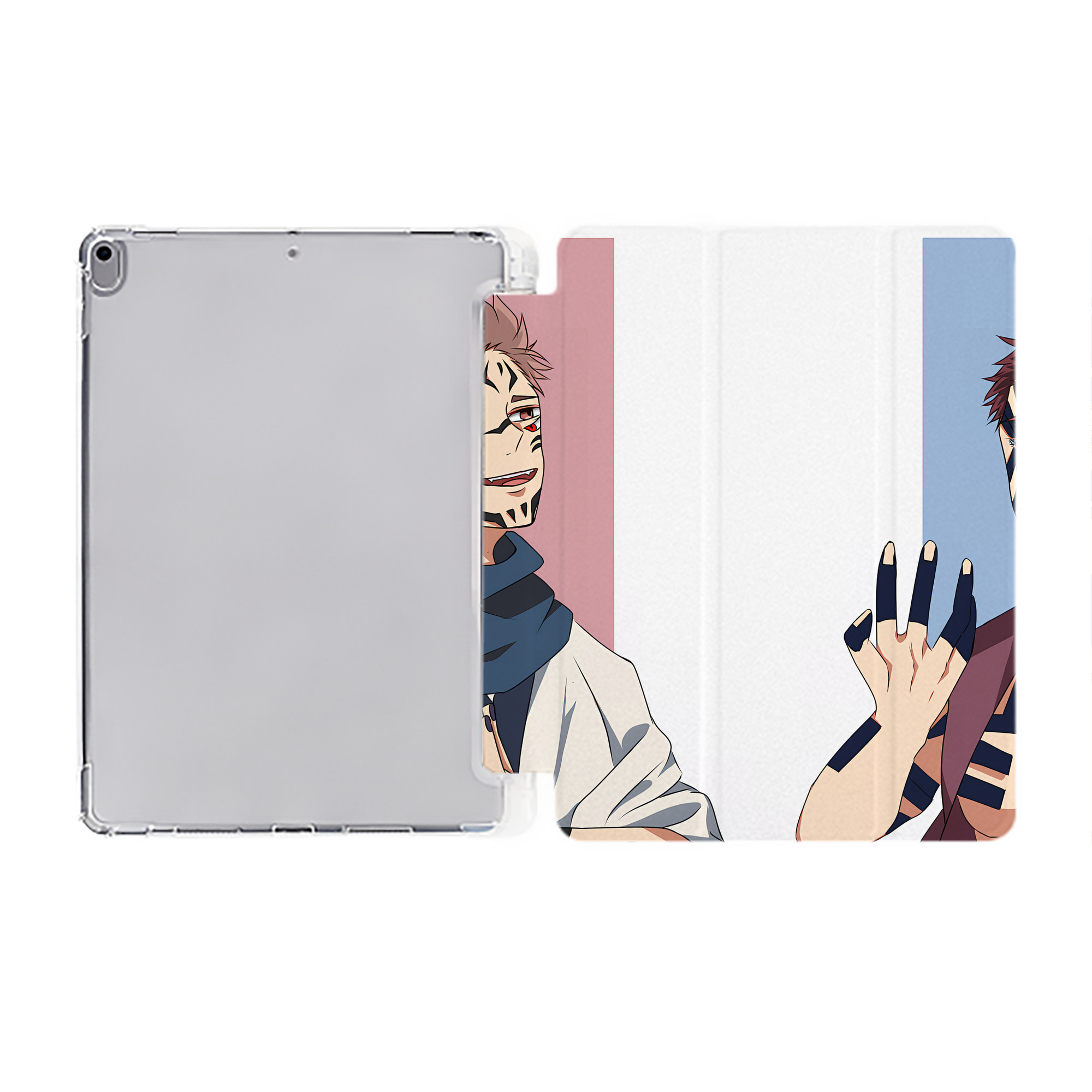 （画像用） SPY×FAMILY间谍家家酒 IPad ケース ペン収納付き 三つ折りスタンド PUレザー×シリコン 対応機種9.5/10.5/10.9インチ